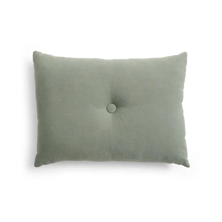 Dot Linen cushion 45x60 cm - Pine green - HAY