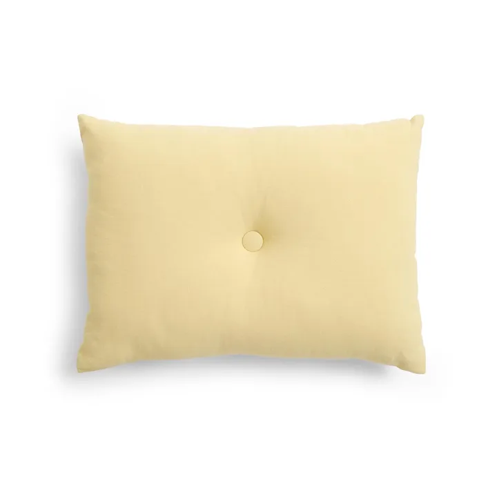 Dot Linen cushion 45x60 cm - Soft yellow - HAY