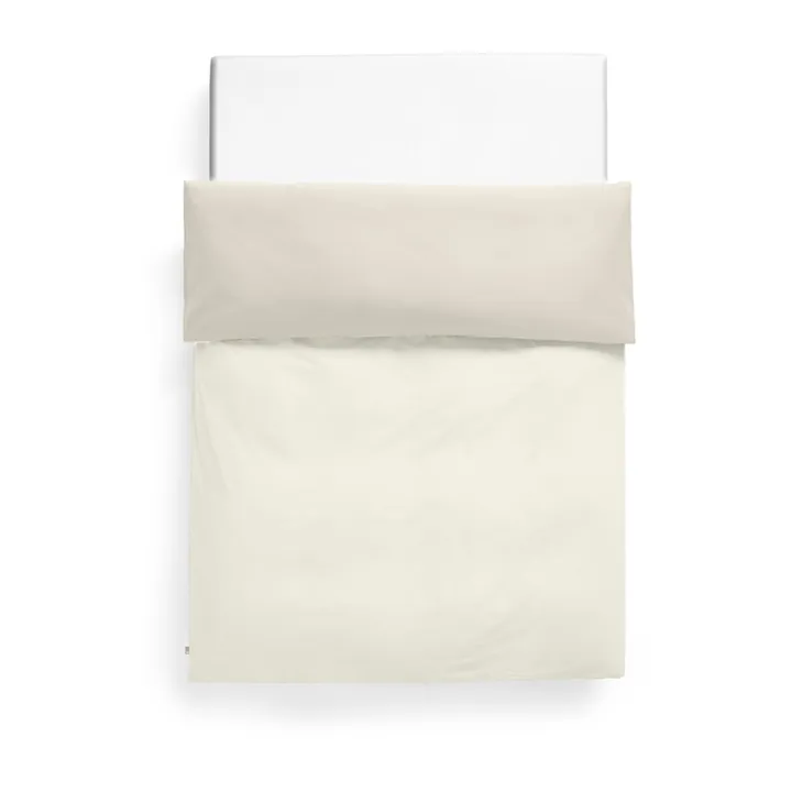 Duo duvet cover 150x210 cm - Ivory - HAY