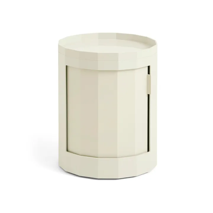 Facet Cabinet 100 side table - Eggshell - HAY