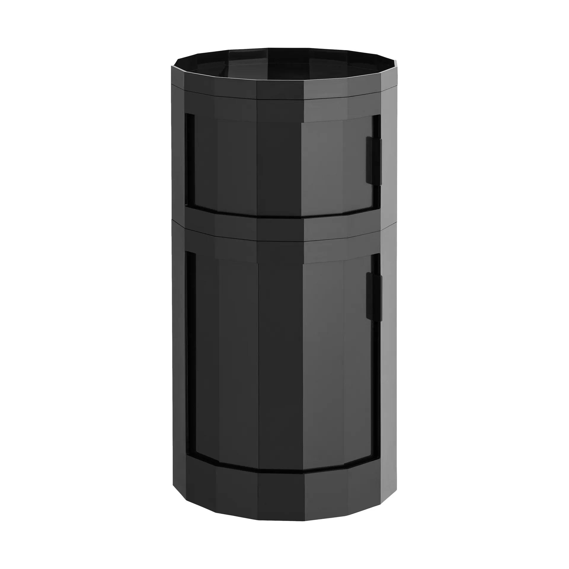 Facet Cabinet 110 side table, Anthracite HAY
