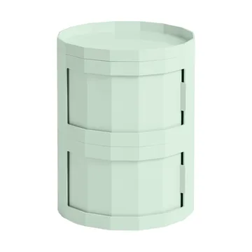 Facet Cabinet 20 side table - Soft mint - HAY