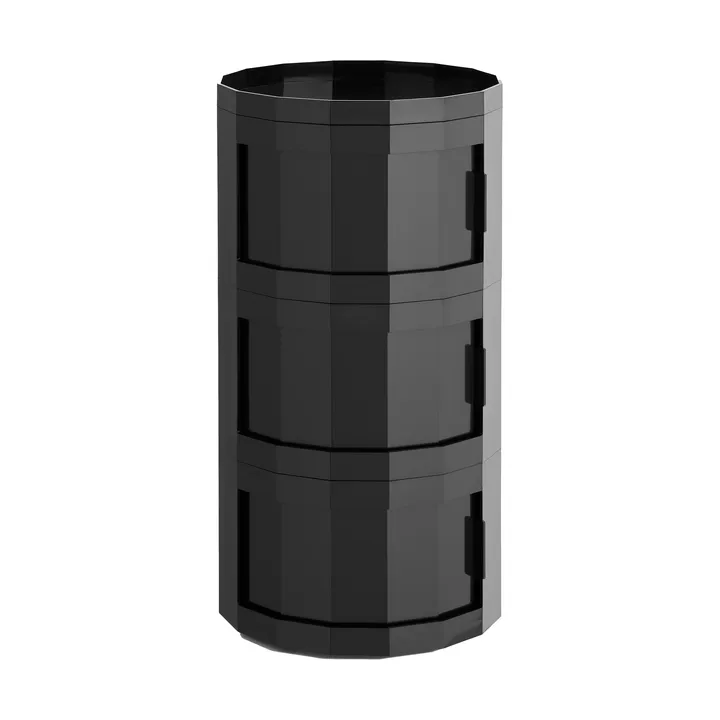 Facet Cabinet 30 side table - Anthracite - HAY