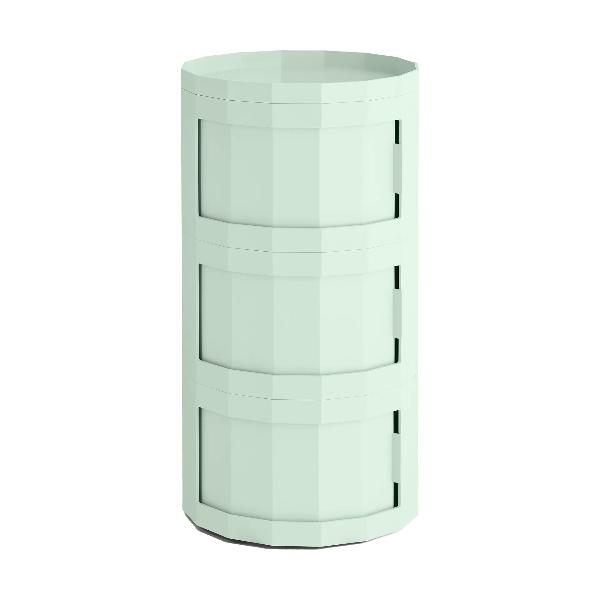 Facet Cabinet 30 side table, Soft mint HAY