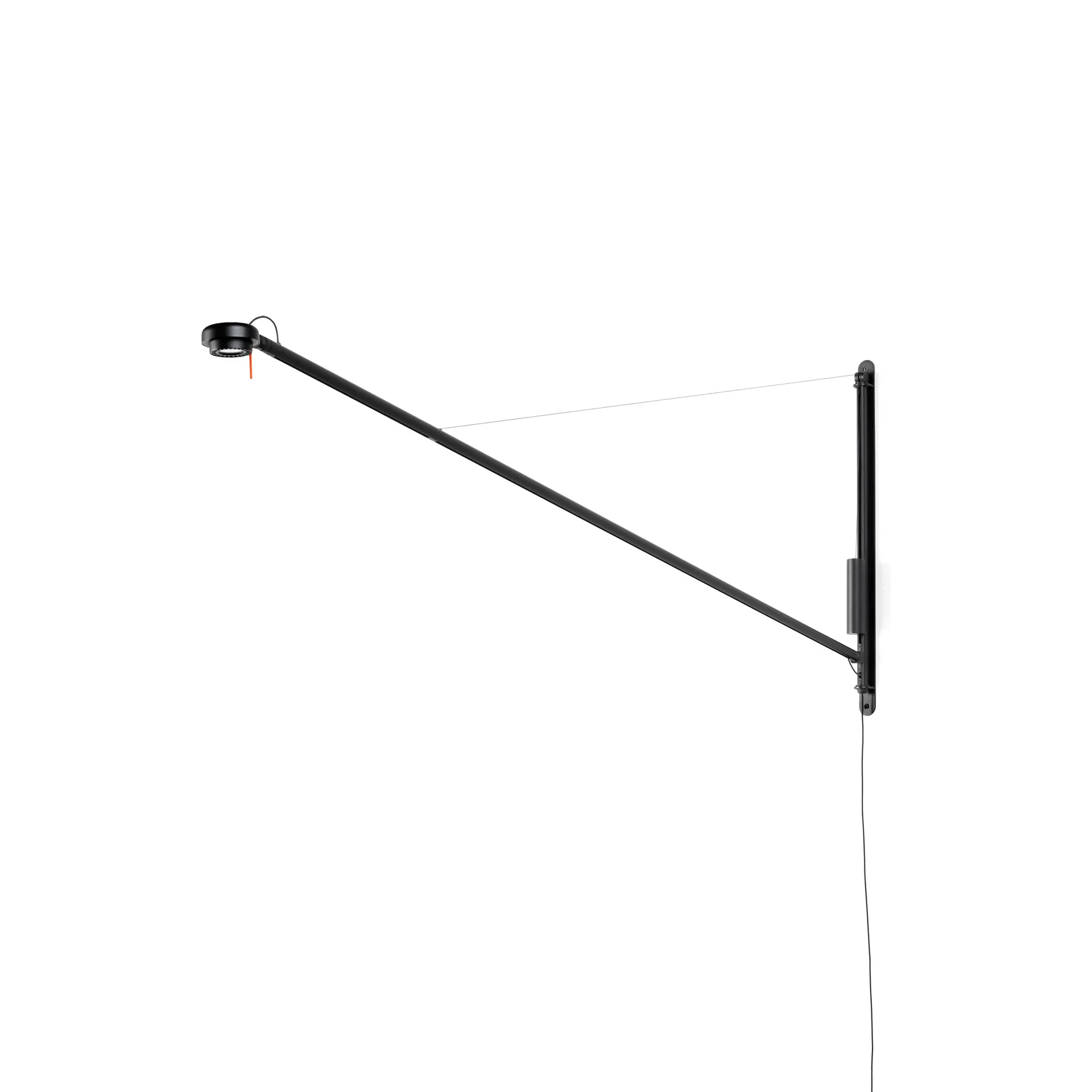 Fifty-Fifty wall lamp, Soft black HAY