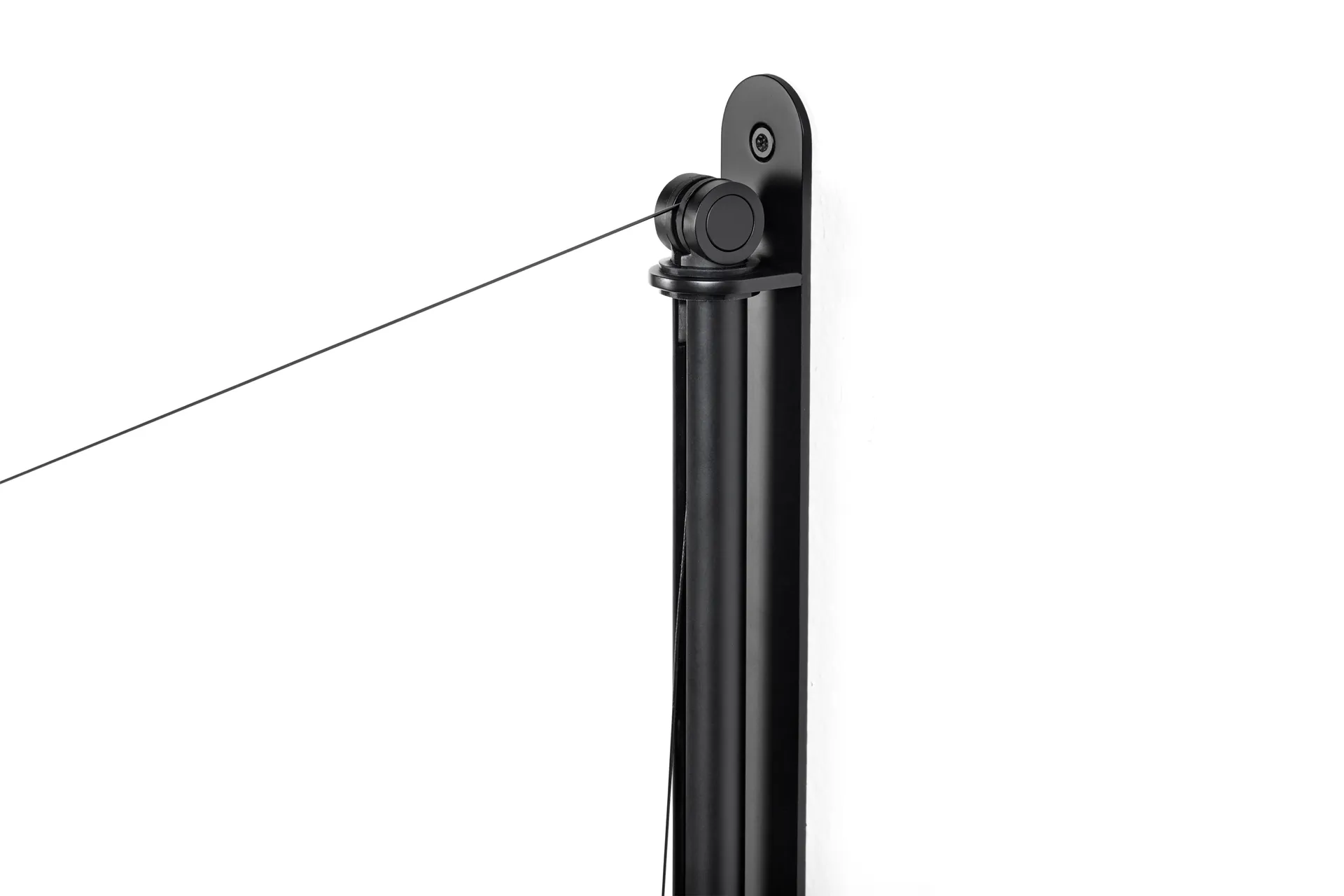 Fifty-Fifty wall lamp, Soft black HAY