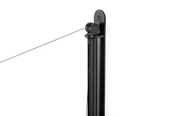 Fifty-Fifty wall lamp - Soft black - HAY