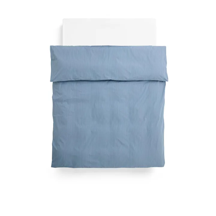 Fineline duvet cover 150x210 cm - Blue - HAY