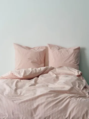 Fineline duvet cover 150x210 cm - Soft pink - HAY