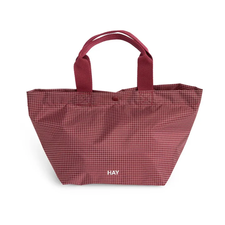 Grid Everyday Bag - Burgundy, mini - HAY