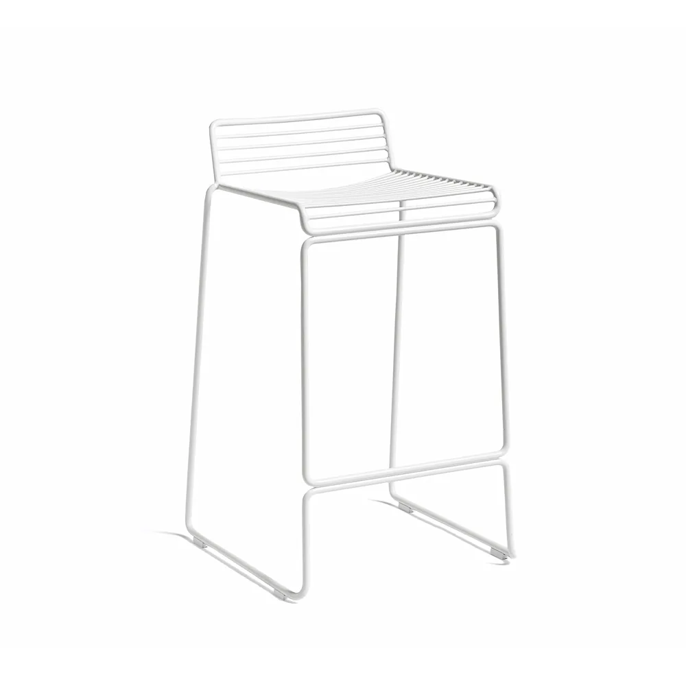 Hee Low barstool, White HAY