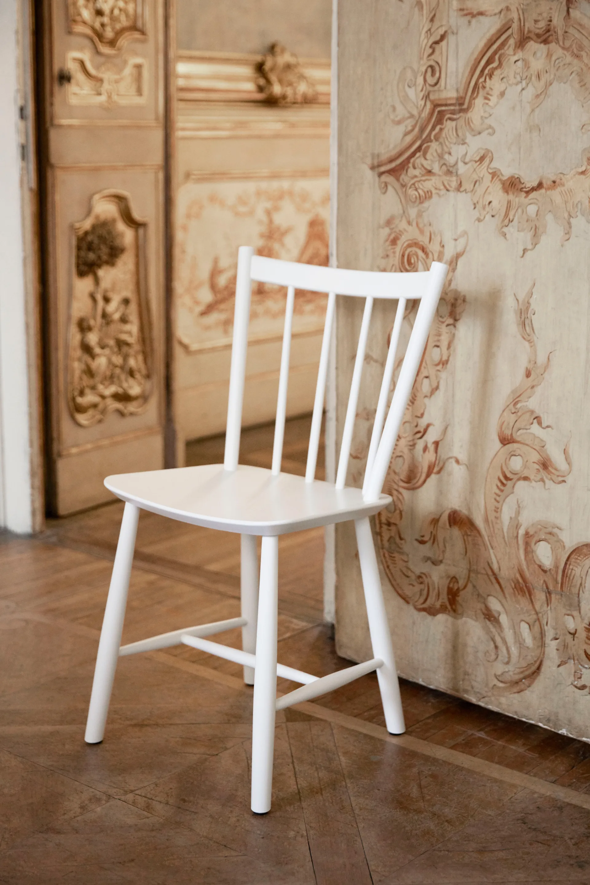 J41 chair, Sage lacquered beech HAY