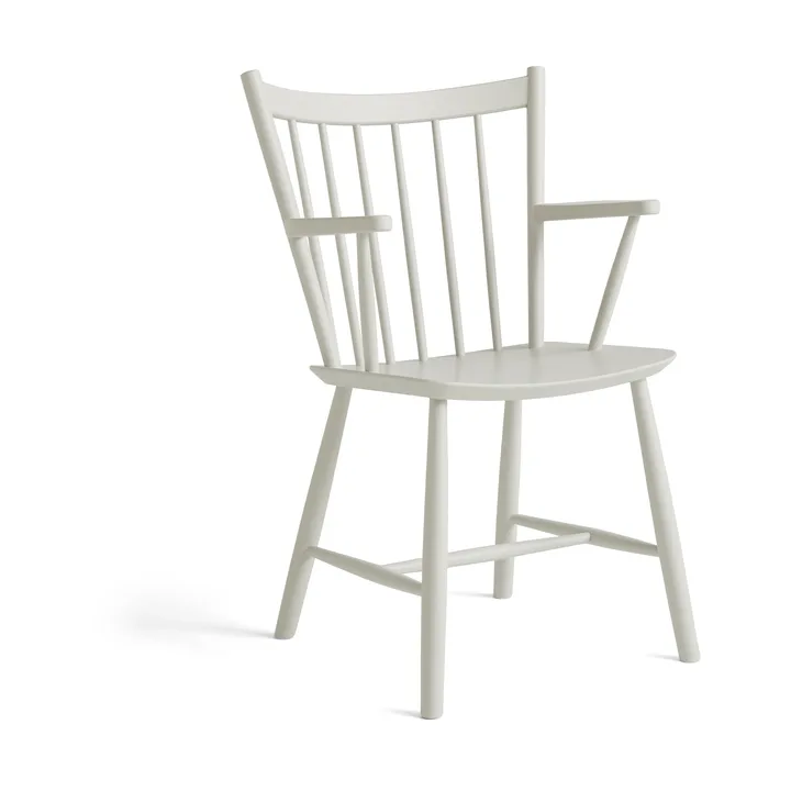 J42 armchair - Warm grey lacquered beech - HAY