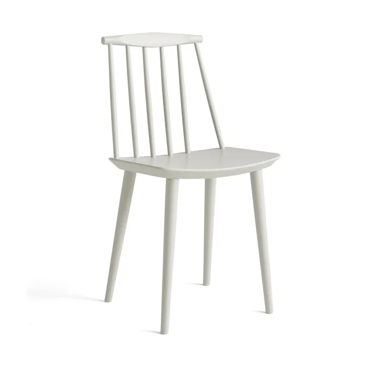 J77 chair - Warm grey lacquered beech - HAY