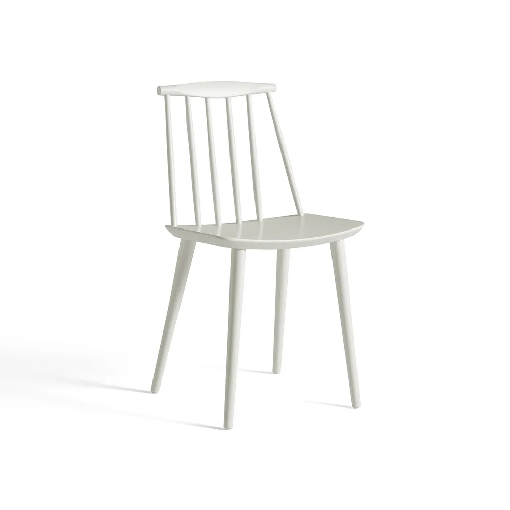 J77 chair, White lacquered beech HAY