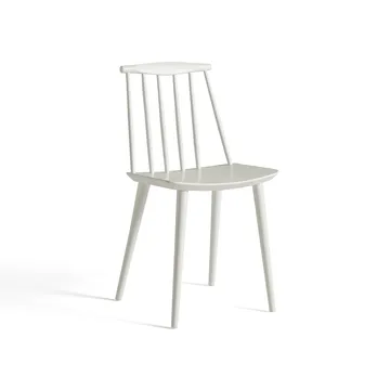 J77 chair - White lacquered beech - HAY