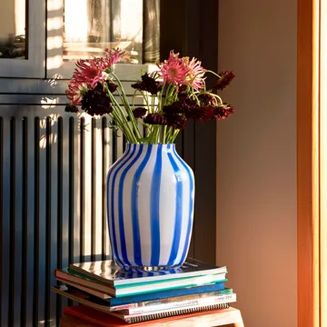 Juice Vase - Blue, glass, high - HAY