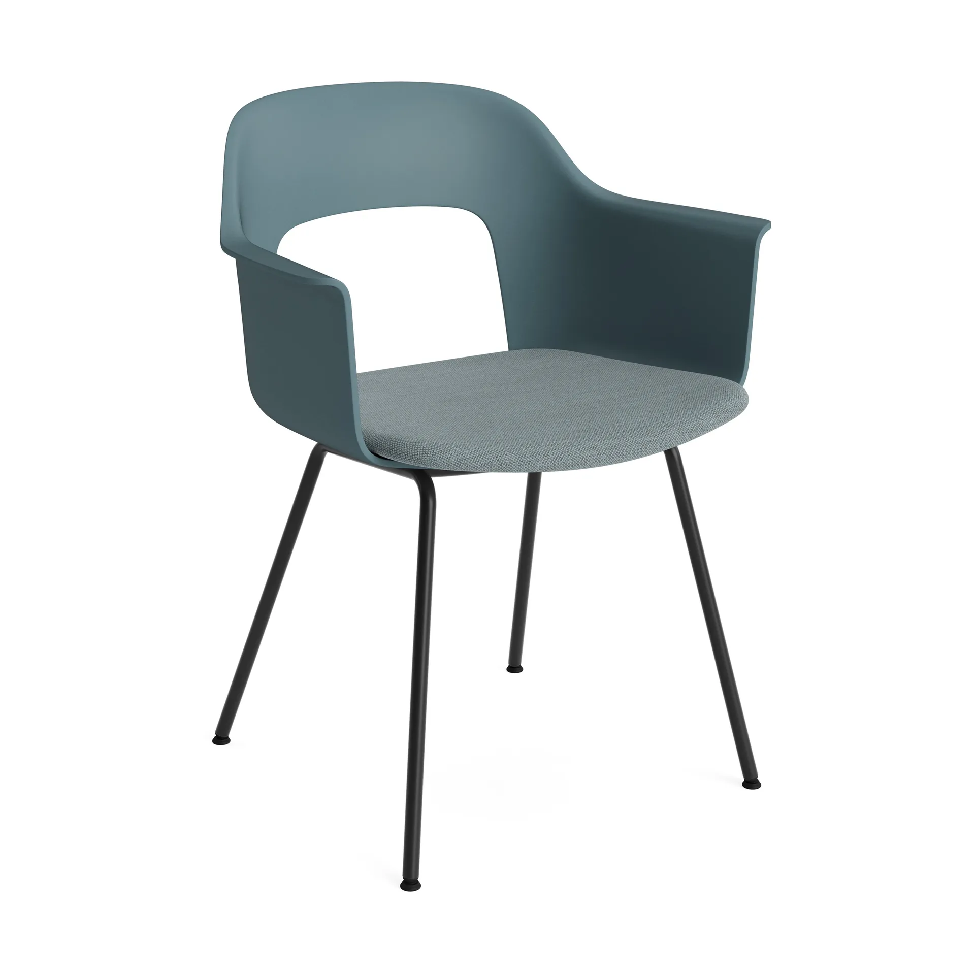 Layout Armchair 213 armchair, Mode 045-ocean-black lacquered steel HAY