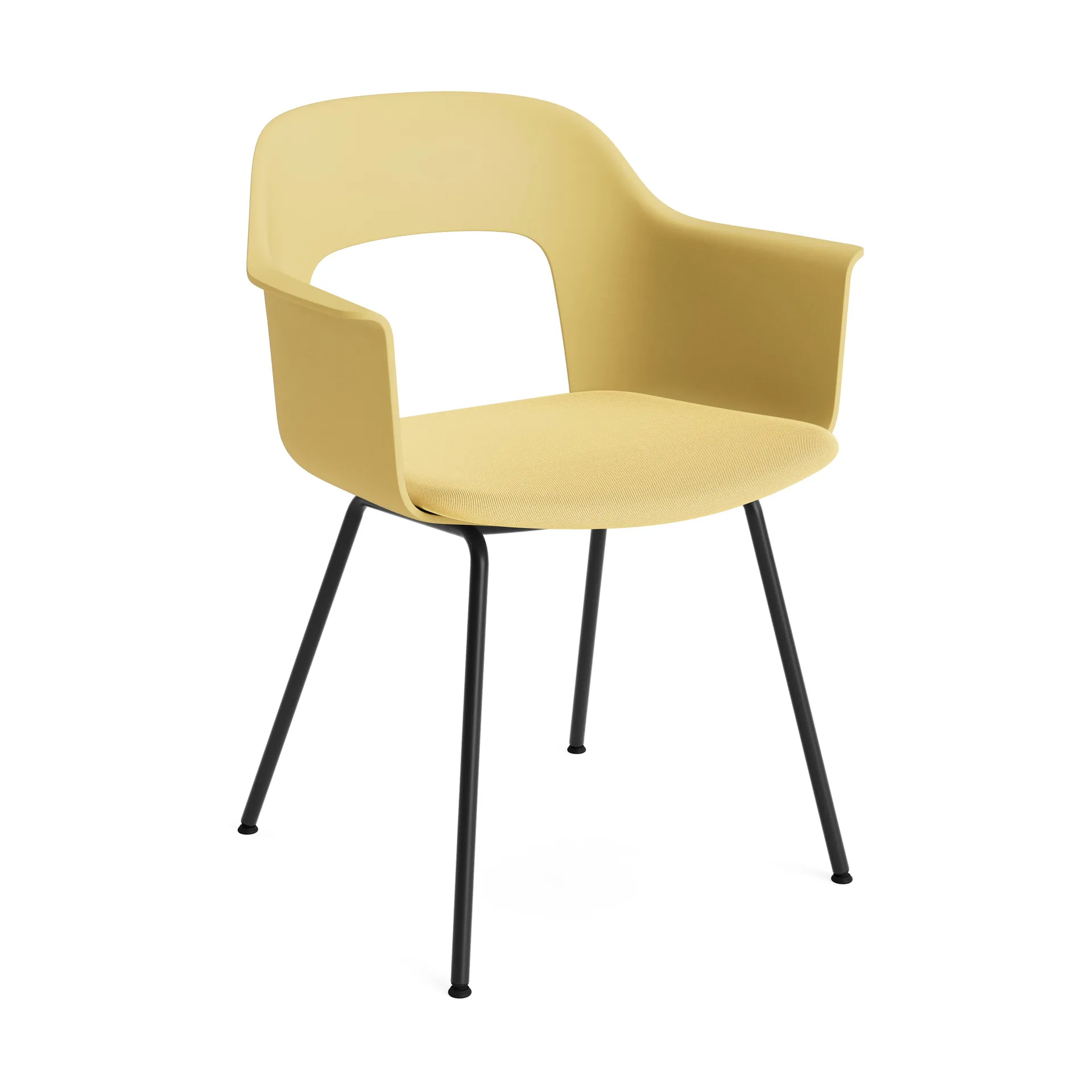 Layout Armchair 213 armchair, Relate 431-biscotti-black lacquered steel HAY