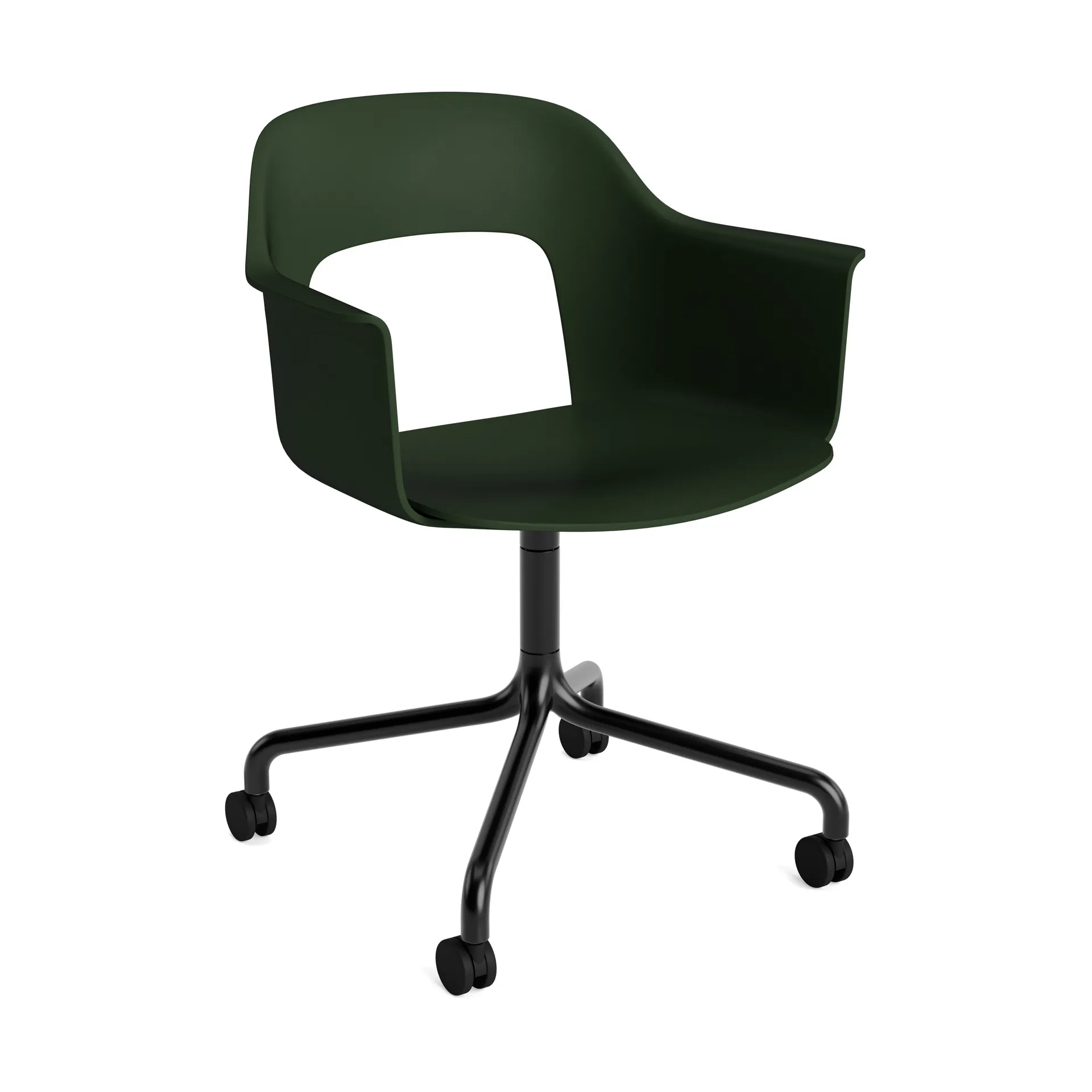 Layout Armchair 261 chair, Pastel green-black HAY