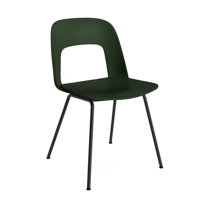 Layout Chair 111 chair - Bottle green-black - HAY