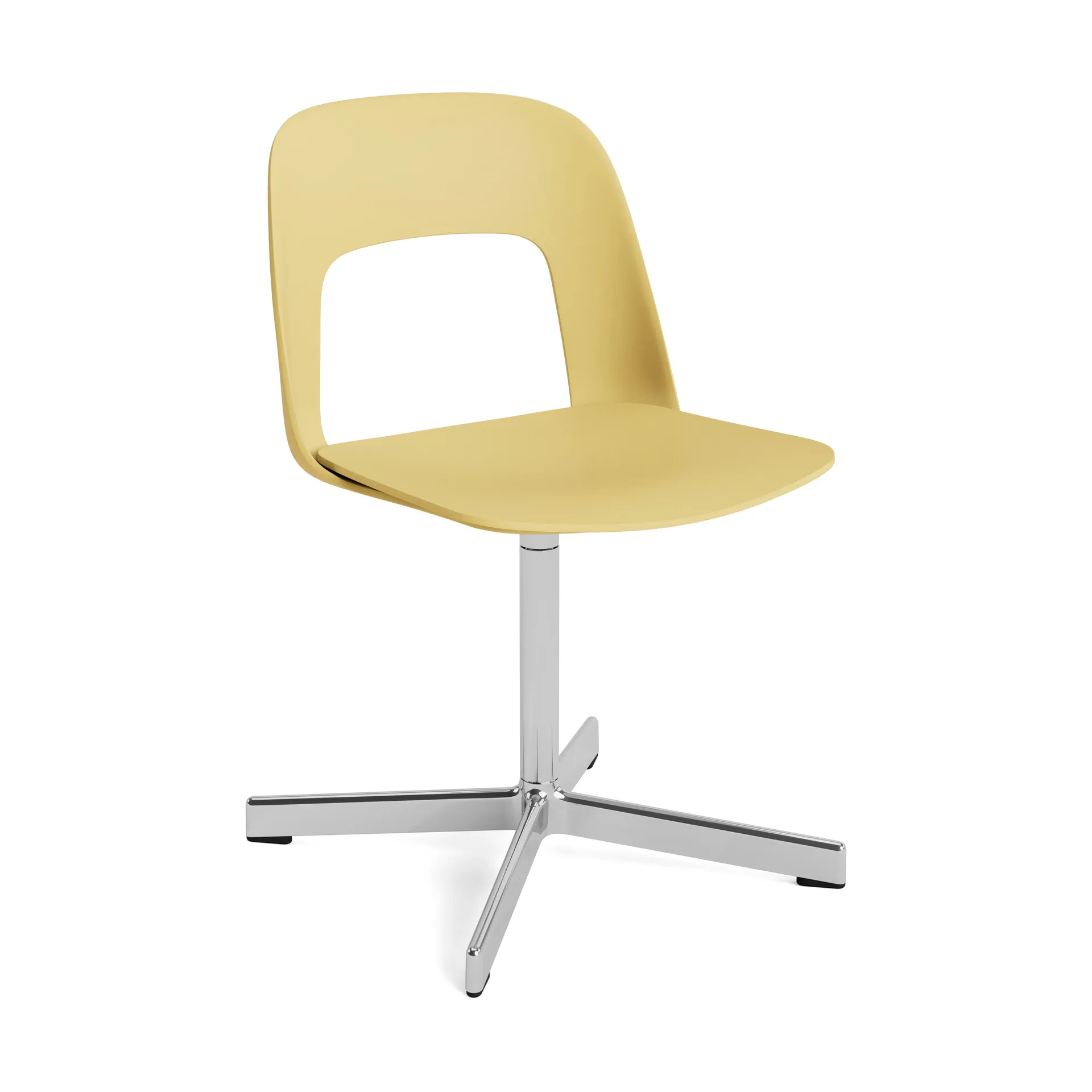 Layout Chair 131 chair, Biscotti-polished aluminium HAY