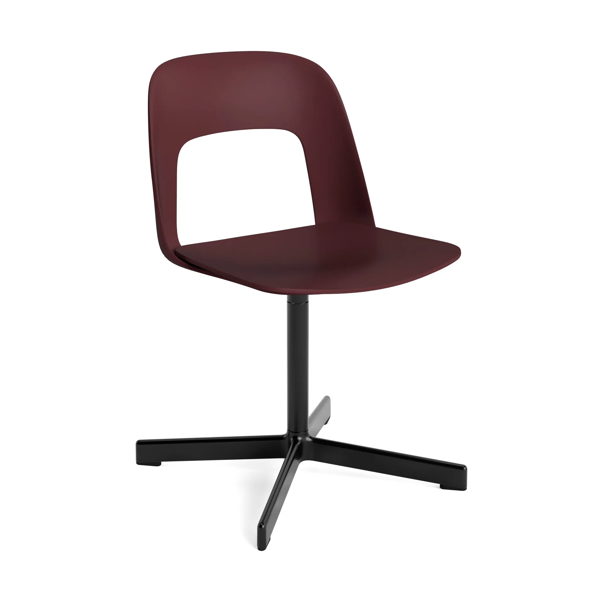 Layout Chair 131 chair, Bordeaux-black HAY