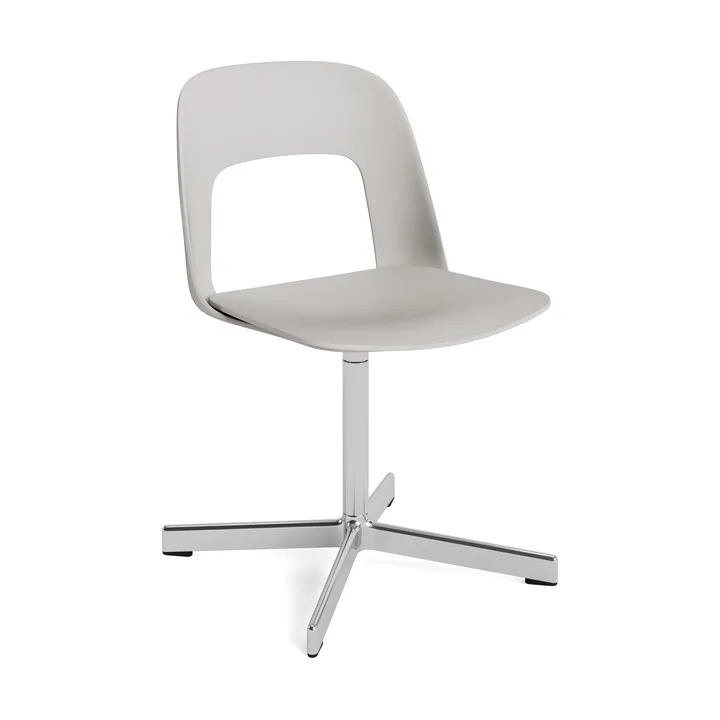 Layout Chair 131 chair - Sky grey-polished aluminium - HAY