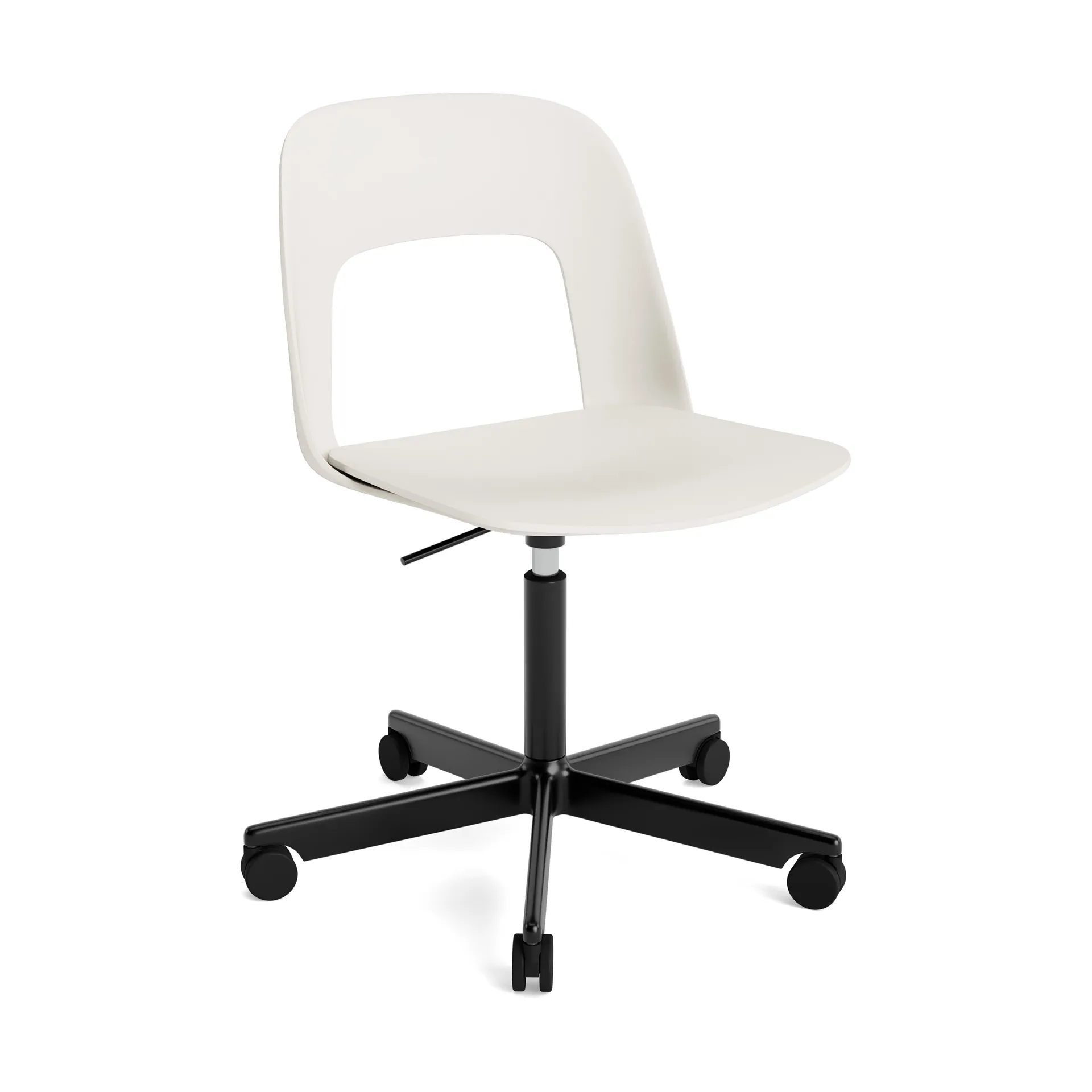Layout Chair 141 chair, Cream white-black HAY