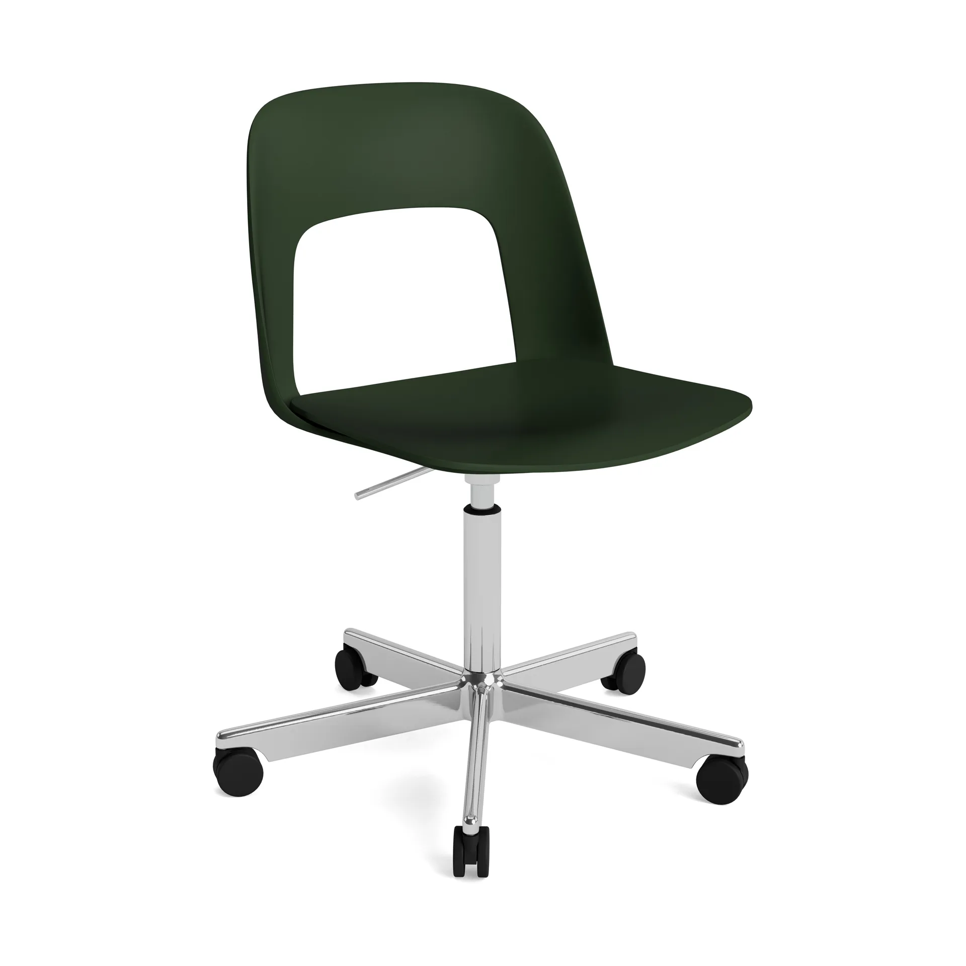 Layout Chair 141 chair, Pastel green-polished aluminium HAY