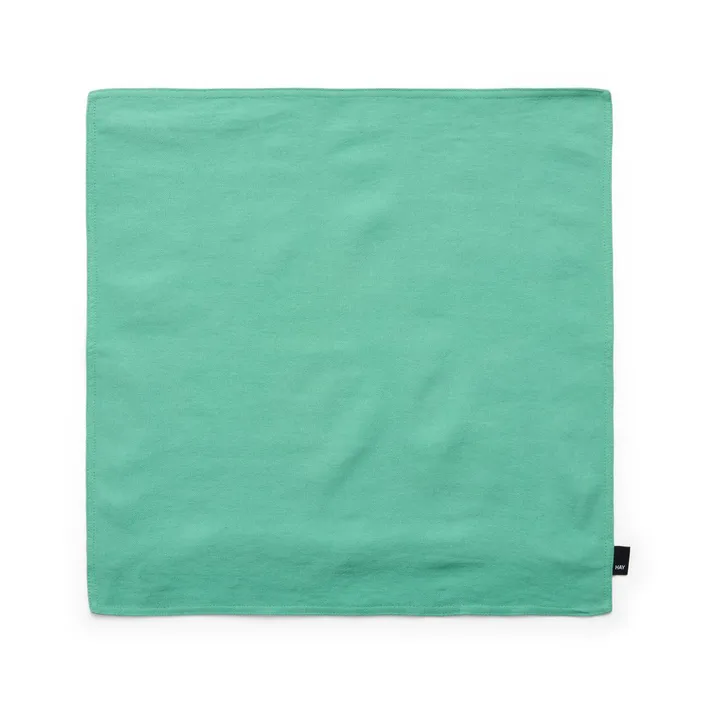 Linen cushion cover 50x50 cm - Emerald green - HAY