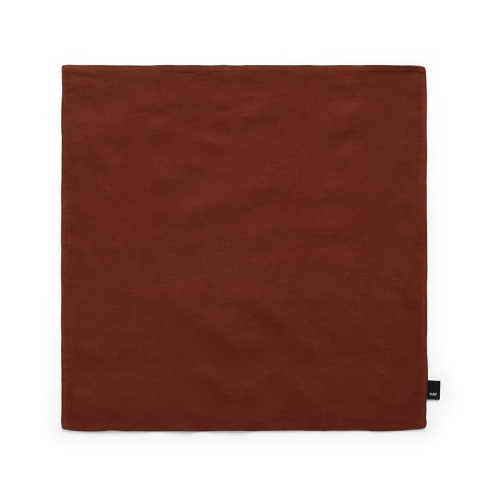 Linen cushion cover 50x50 cm - Iron red - HAY