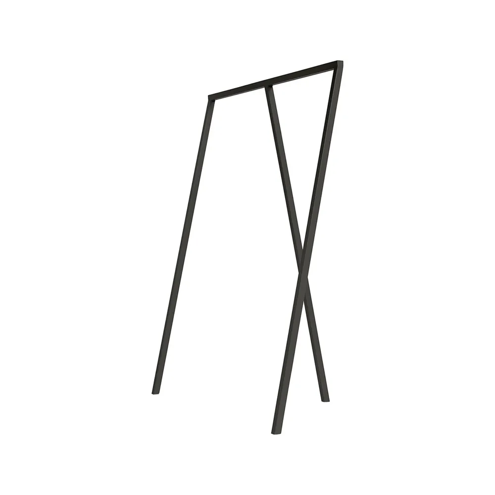 Loop Stand Wardrobe clothes hanger, Black HAY