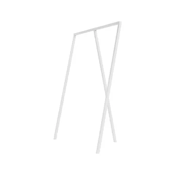 Loop Stand Wardrobe clothes hanger - White - HAY