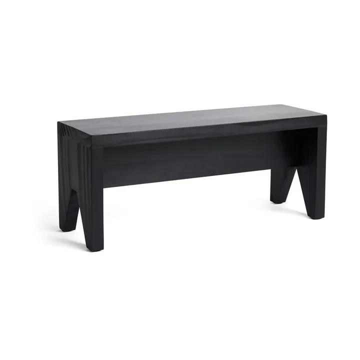 Manolito Long stool - Black, 60 cm - HAY