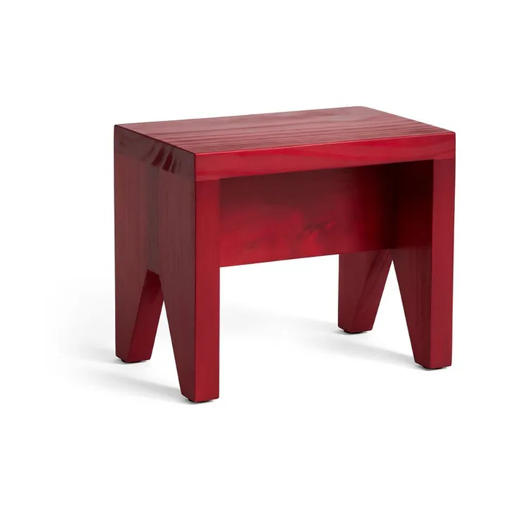 Manolito Short stool - Red, 30 cm - HAY