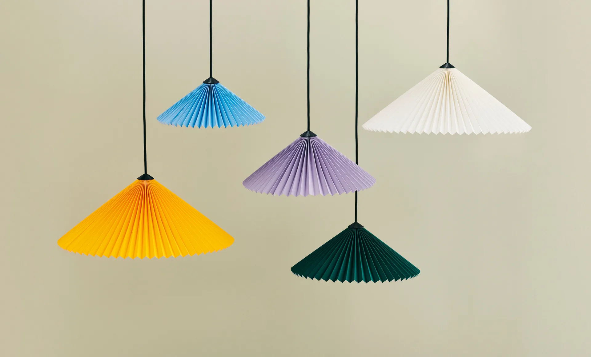 Matin Pendant hanging lamp 30x30 cm, Placid blue HAY