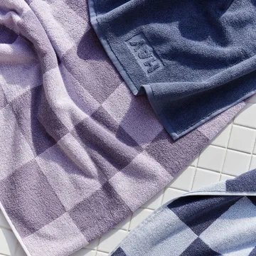 Mono bath towel 100x150 cm - Steel blue - HAY