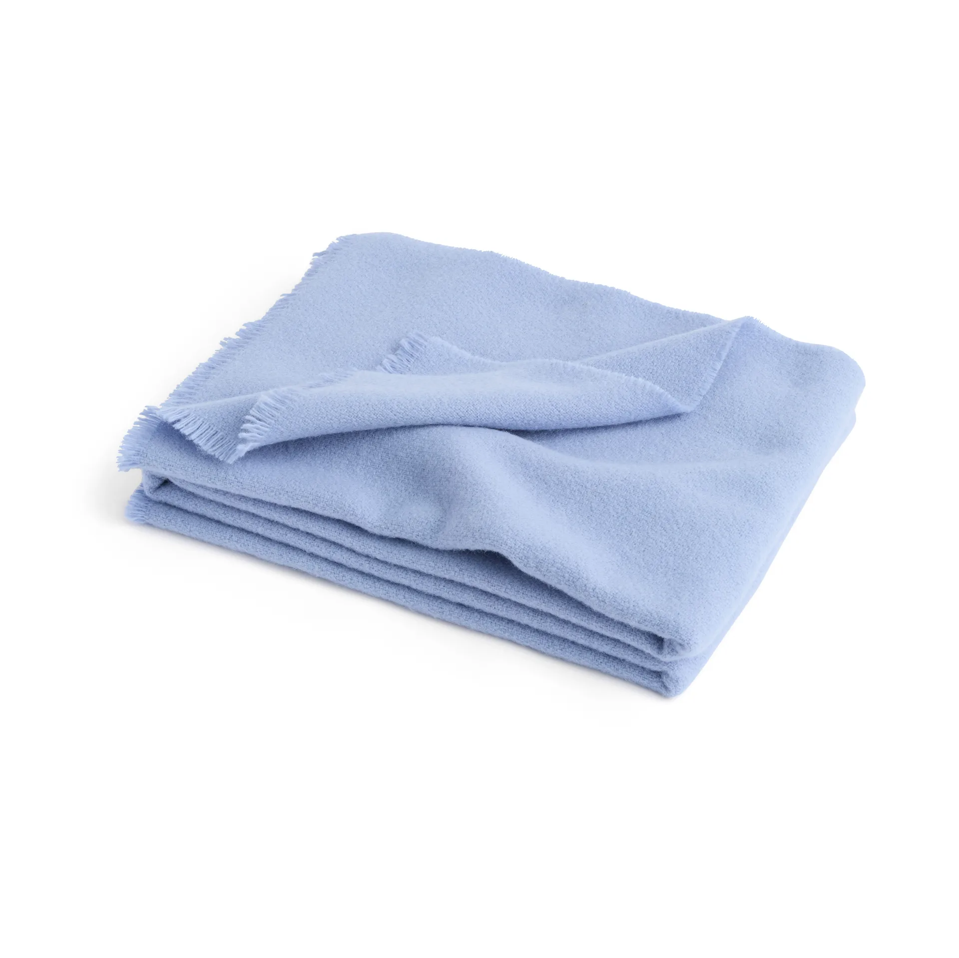 Mono wool throw 130x180 cm, Light blue HAY