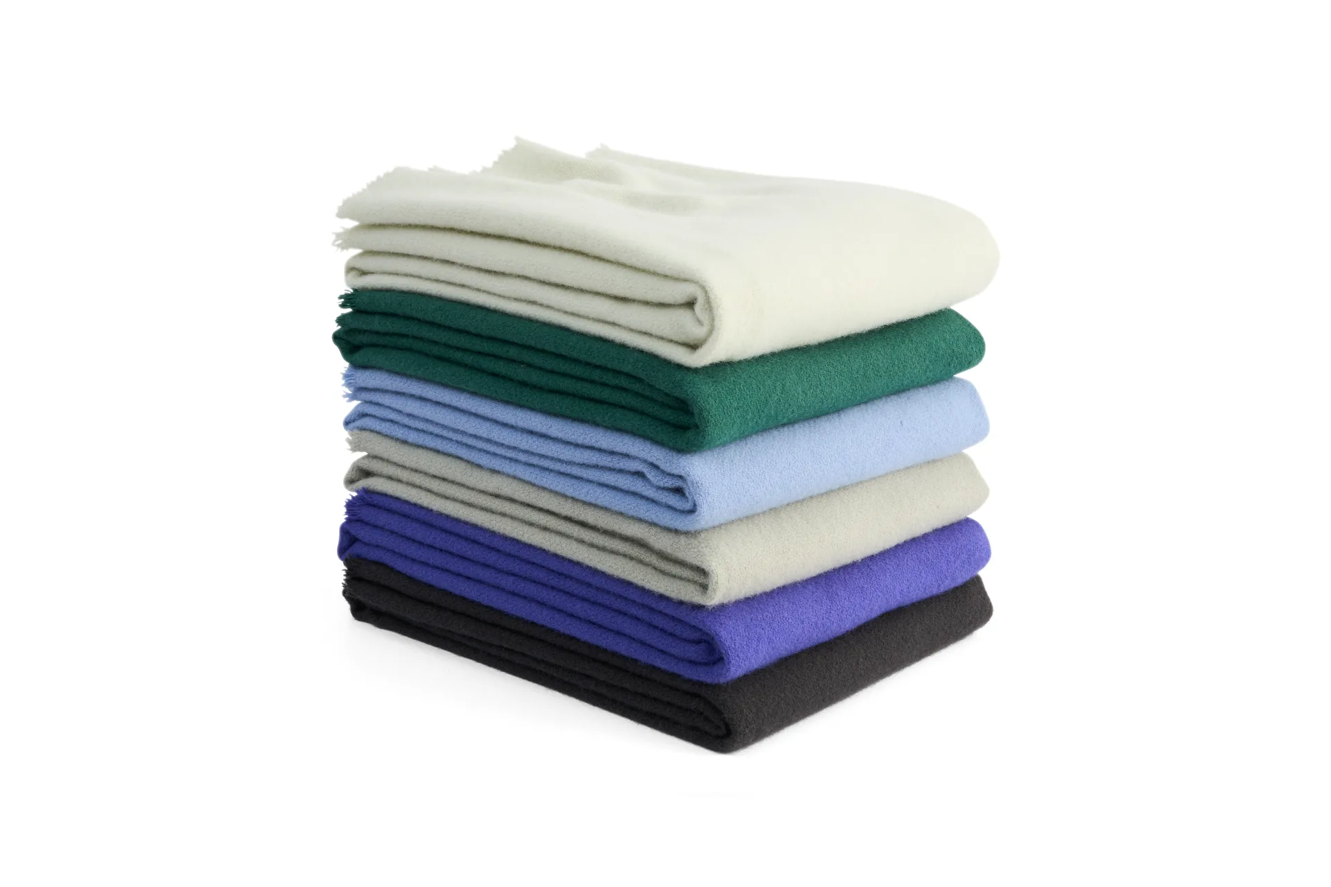 Mono wool throw 130x180 cm, Light blue HAY