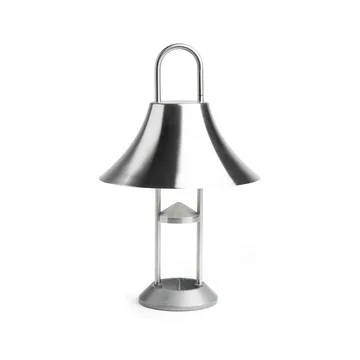 Mousqueton portable table lamp - Brushed stainless steel - HAY