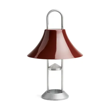 Mousqueton portable table lamp - Iron red - HAY