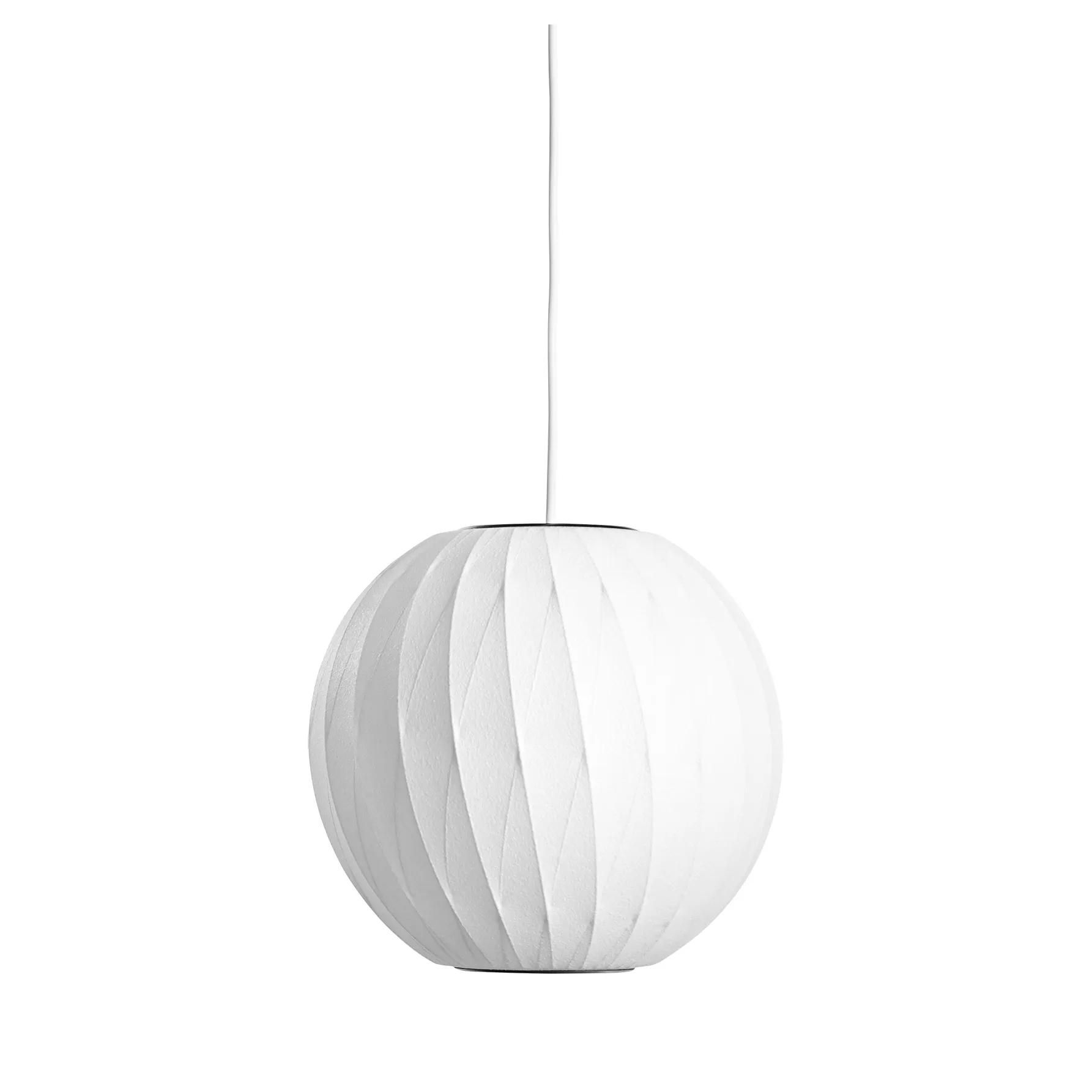 Nelson Bubble Ball crisscross pendant lamp S, Off white HAY