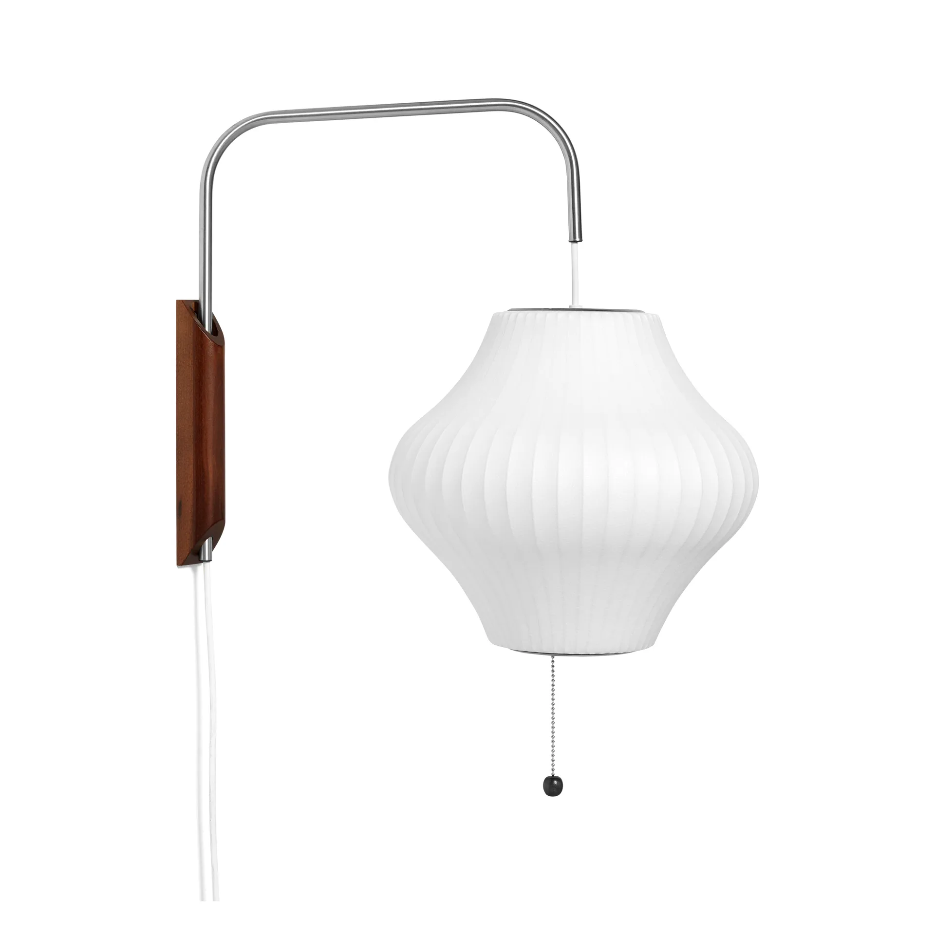 Nelson Bubble Pear wall lamp, Off white HAY
