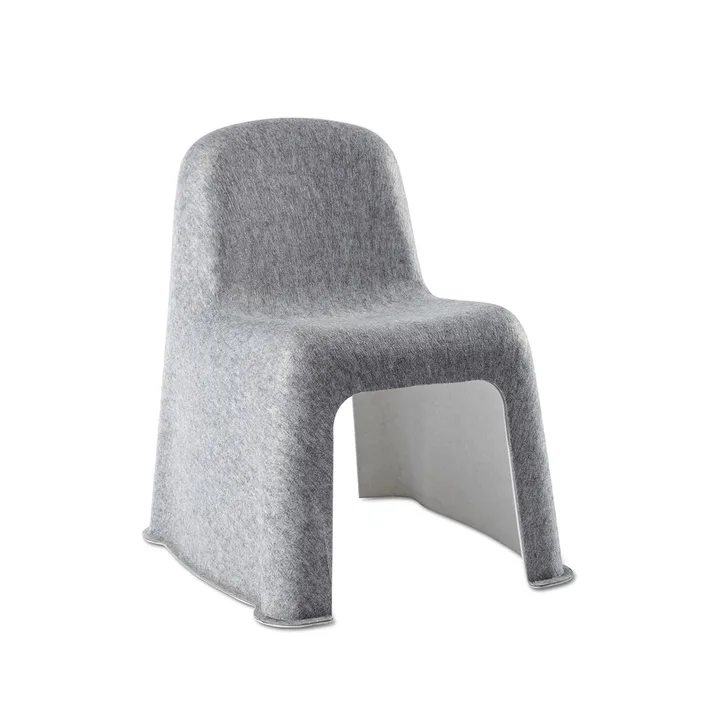 Nobody chair - Light grey, off-white inside - HAY