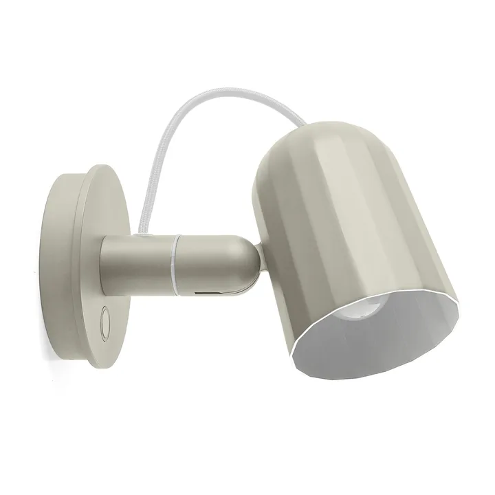 Noc wall button wall lamp - Off white - HAY