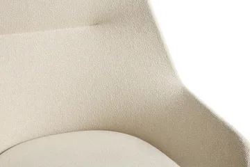 O2 Lounge Chair armchair - Soft cream-lacquered steel eggshell - HAY
