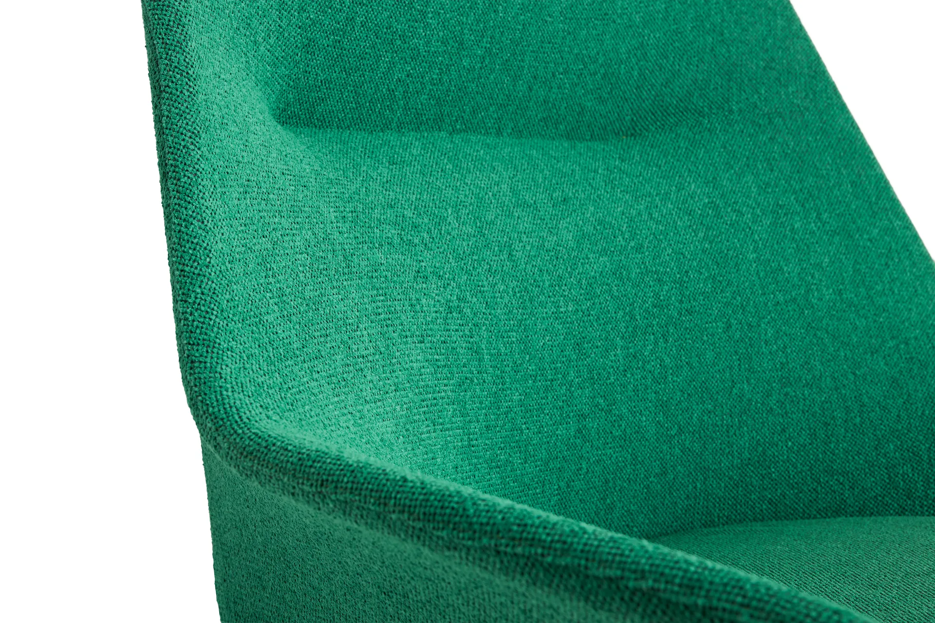 O2 Lounge Chair armchair, Soft green-black lacquered steel HAY