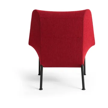 O2 Lounge Chair armchair - Soft red-black lacquered steel - HAY