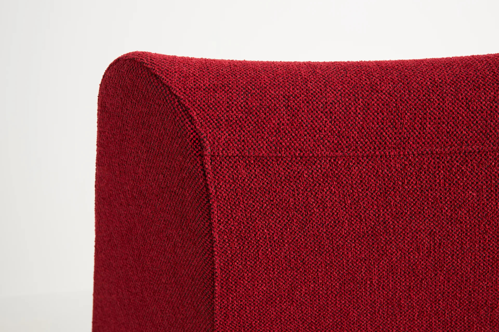 O2 Lounge Chair armchair, Soft red-black lacquered steel HAY